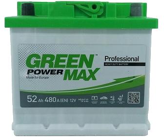 Акумулятор Green Power MAX 6СТ-52АЗ