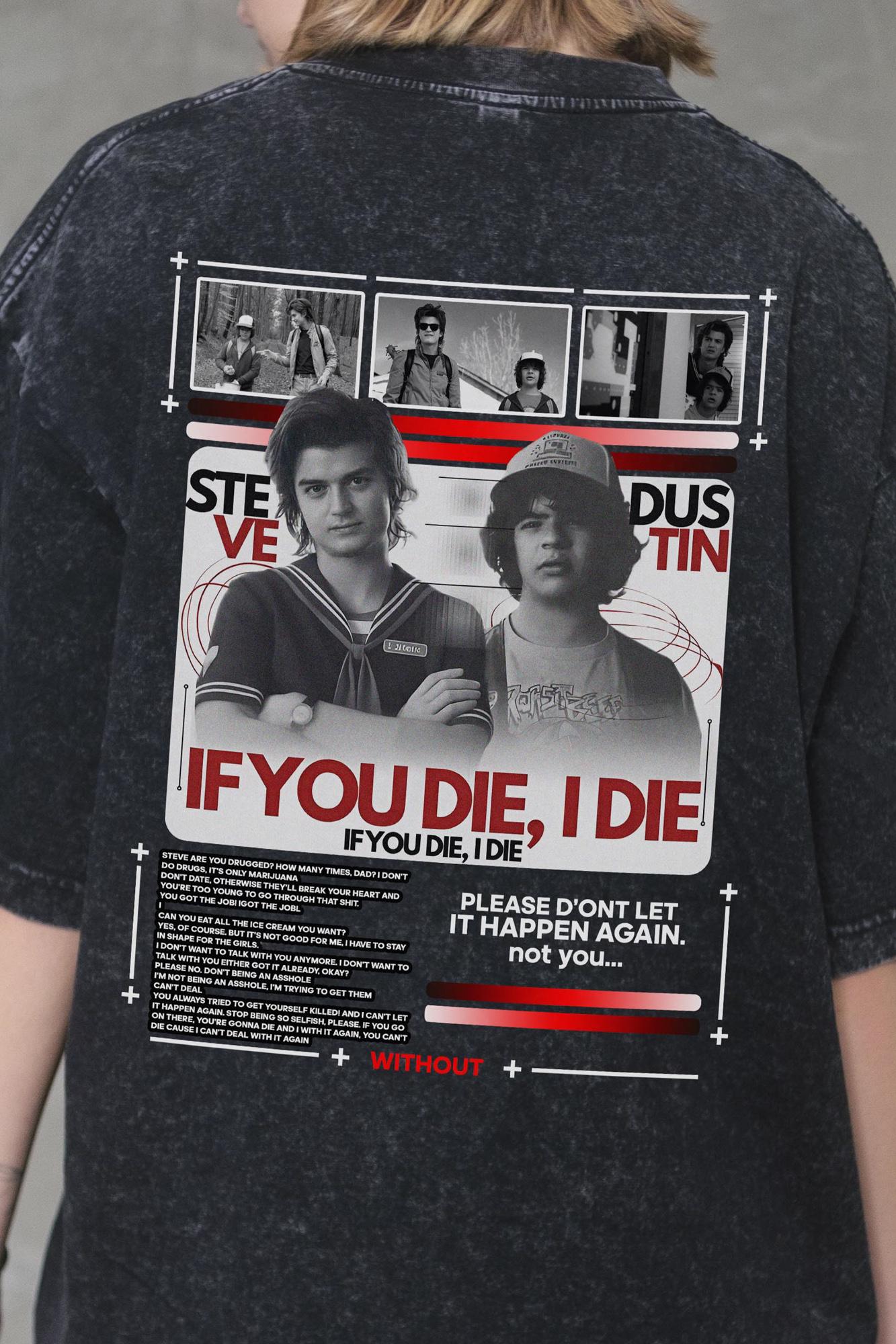 Футболка оверсайз Without Washed Die StRanger Things L/XL Black (L/XL8056328 8056329) - фото 6 Футболка оверсайз Without Washed Die StRanger Things L/XL Black (L/XL8056328 8056329) - фото 6