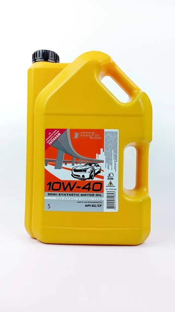 Масло моторное КамаОйл полусинтетика 10W 40 5 л (777854) - фото 1