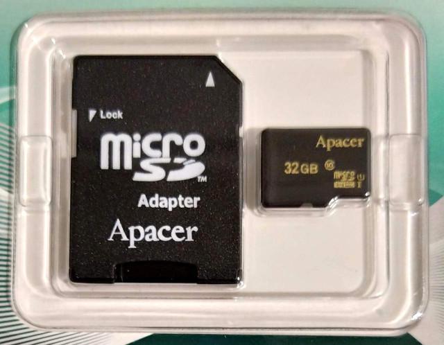 Карта памяти Apacer MicroSDHC 32 Gb Class 10 (000016005) - фото 2
