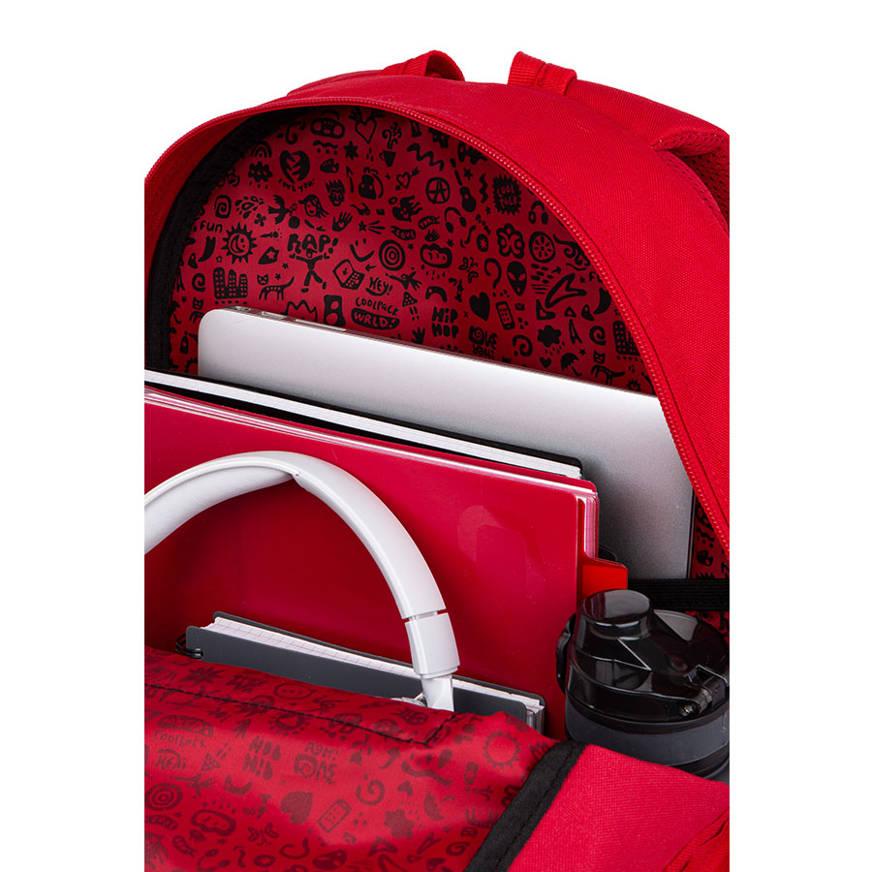 Шкільний рюкзак Coolpack RIDER RPET RED 27 л 43х30х18 см - фото 6