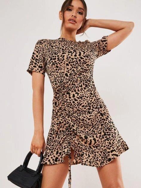 Платье Missguided DD926244 р. 36 Леопардовый
