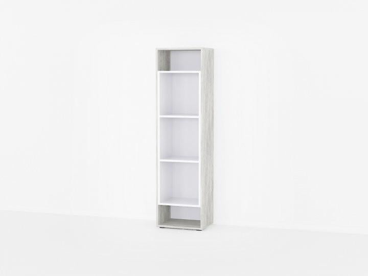 Стеллаж для книг Moreli Id A-0071 390x1439x299 мм Бетон/Белый (id27-0000-71-beton-white)
