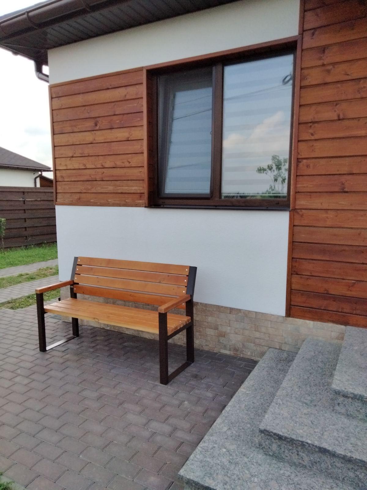 Скамья парковая Kompred OL657/3 "Валерио" 2000x600x915 мм - фото 4