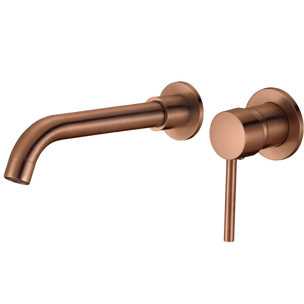 Смеситель Valaz Guadiana Oro Rosa Cepillado скрытого монтажа Розовое золото матовый (GD001-R)