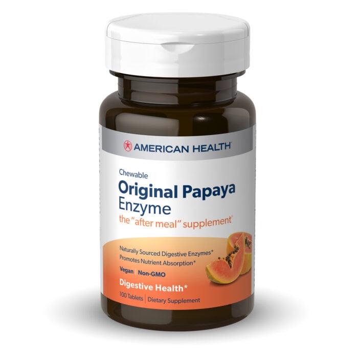 Натуральная добавка American Health Papaya Enzyme 100 жевательных таб. (6860)