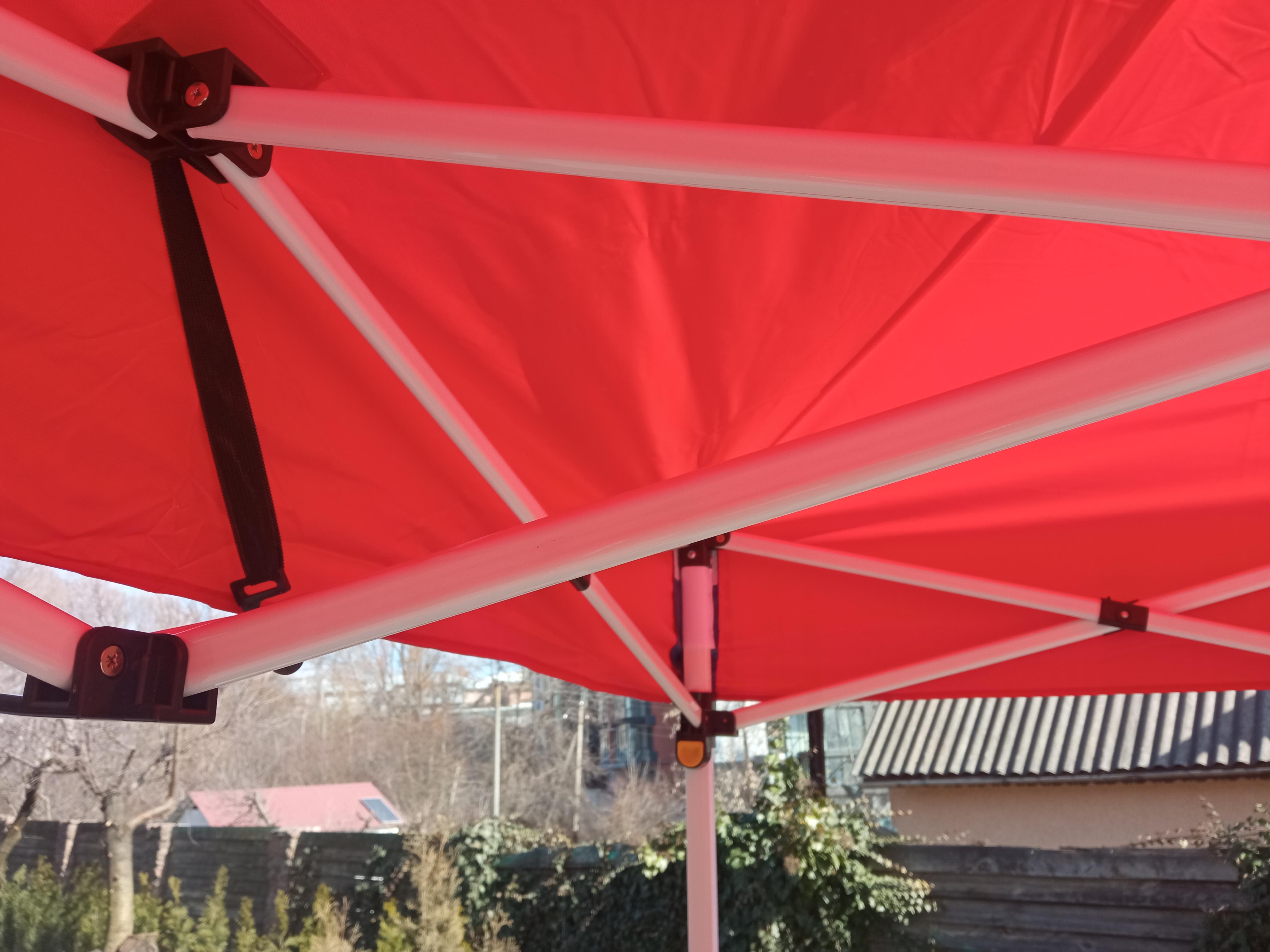 Намет розсувний посилений 4,5х3 м Червоний - фото 2