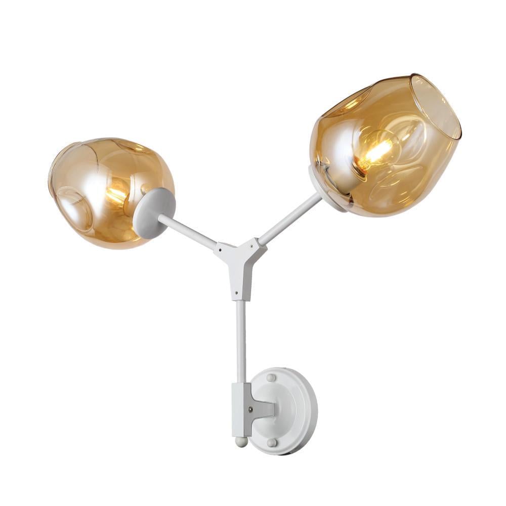 Бра модерн 756LWPR0231-2 WH+BR Белый/Коричневый