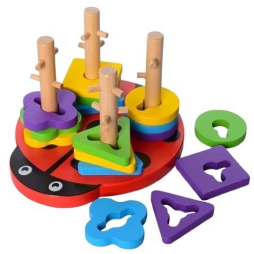 Деревянная игрушка Limo Toy Геометрика (MD 1027)