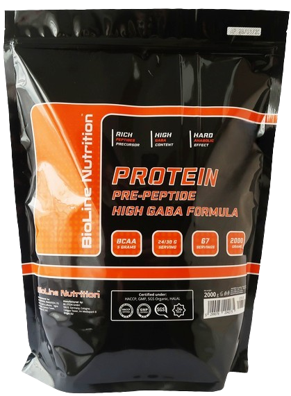 Протеїн BioLine Nutrition High Gaba Formula Суниця 2 кг