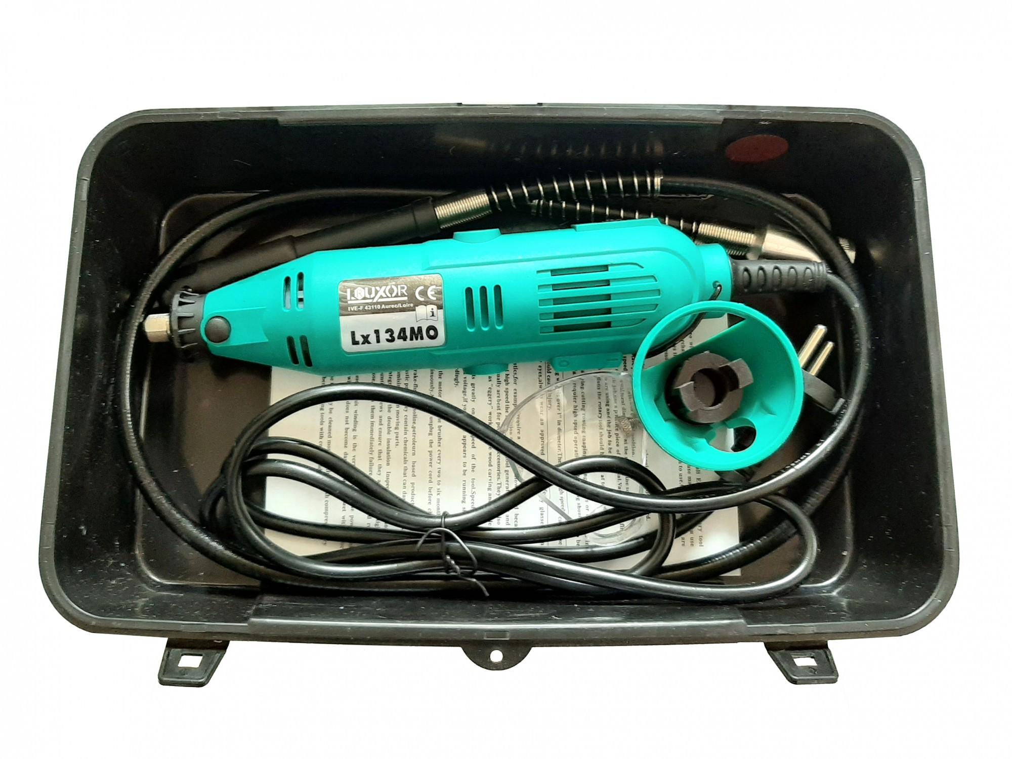 Гравер Louxor Lx130MO в кейсе гибкий вал и 235 аксессуаров