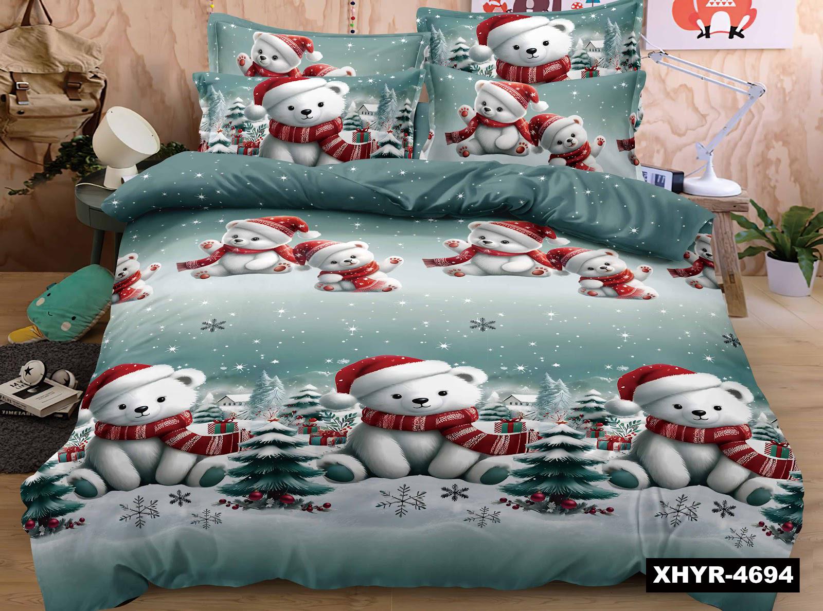 Комплект постільної білизни байка двоспальний 180x220 см 70х70 см Різнокольоровий (4694)