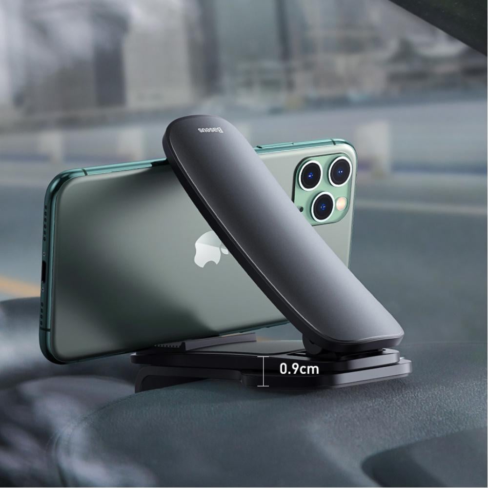 Держатель для телефона в машину BASEUS Big Mouth Pro Car Mount Черный (29241 black) - фото 6