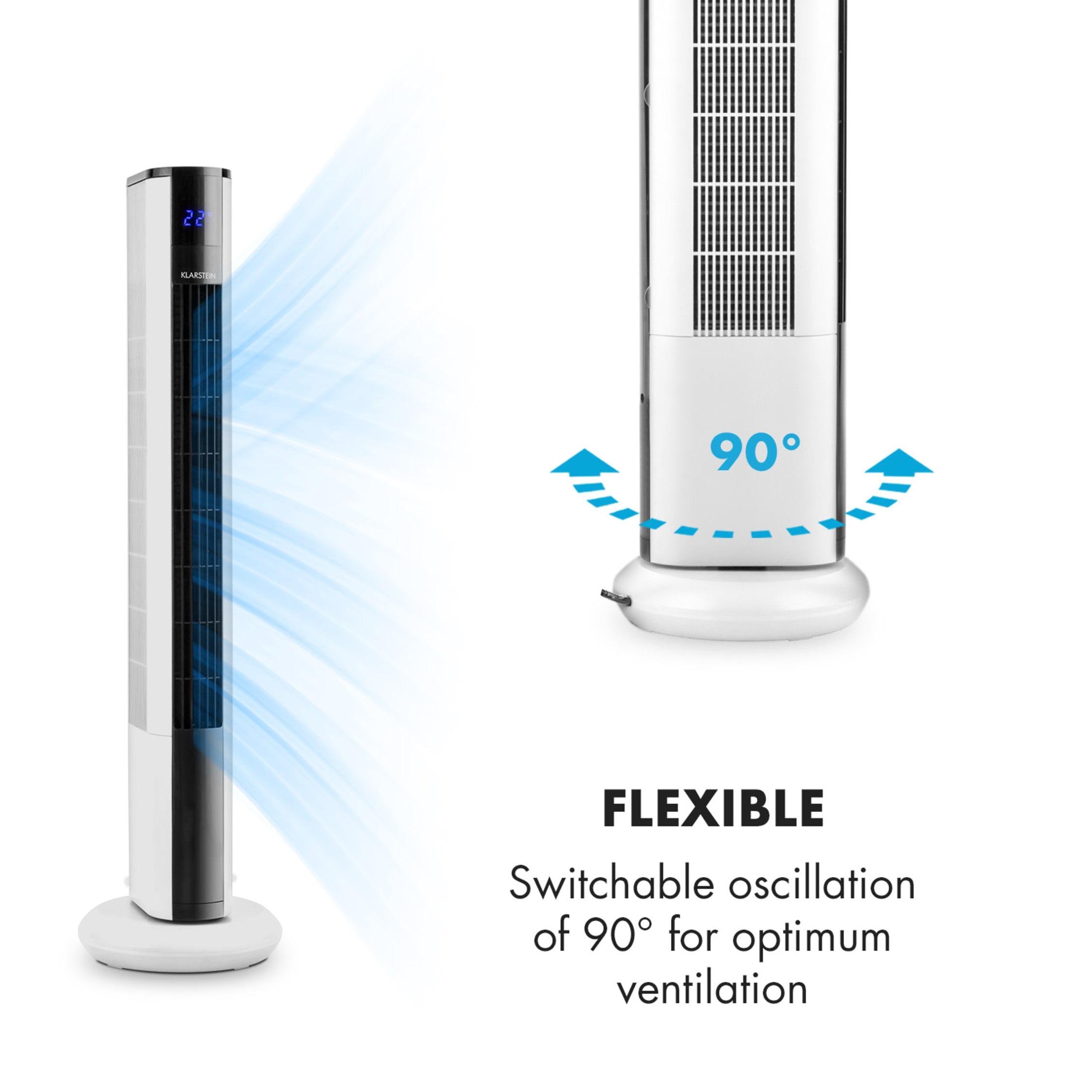 Колонный вентилятор KLARSTEIN Skyscraper с режимом Nature (10027939) - фото 8