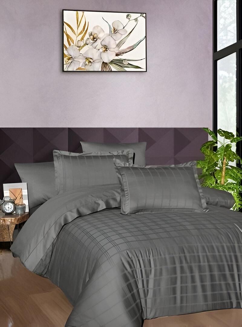 Постельное белье сатин First Choice Deluxe Royce Storm евро (20939) Постельное белье сатин First Choice Deluxe Royce Storm евро (20939)