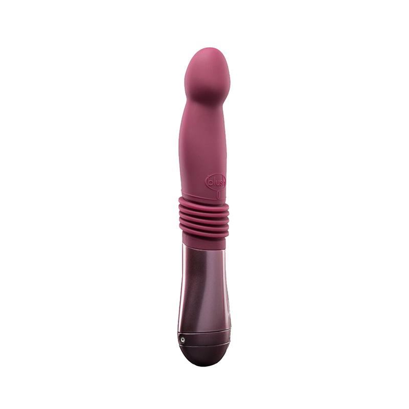 Пульсатор Blush Temptasia Trixie Thrusting Dildo 28,5 см Бордовый (56570)