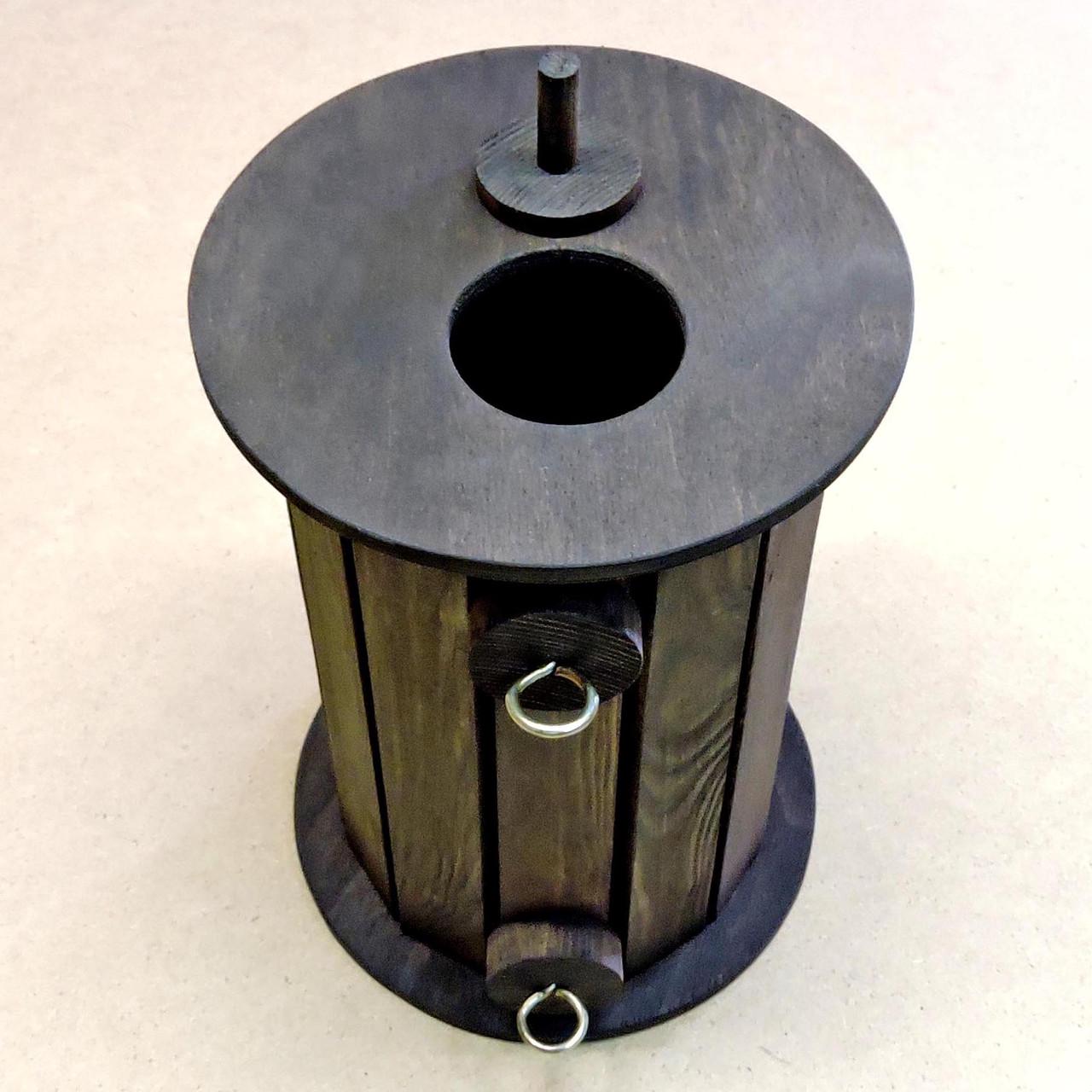 Шпаківня садова з дерева Зяблік Венге (СКВ-002212) - фото 5 Шпаківня садова з дерева Зяблік Венге (СКВ-002212) - фото 5