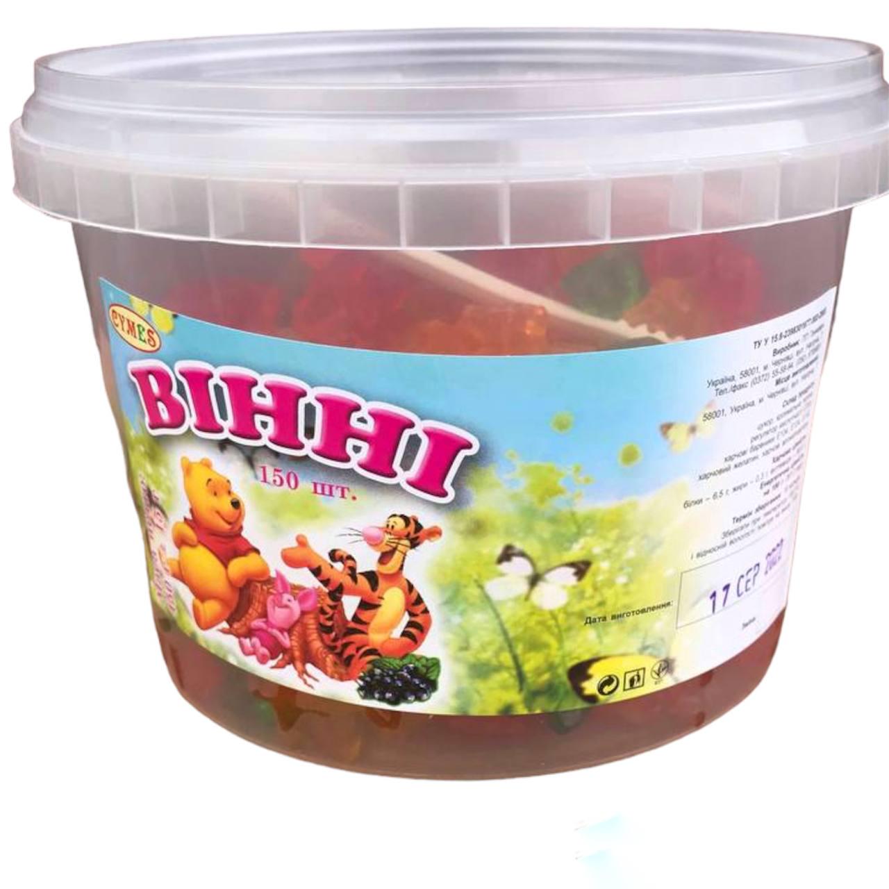 Мармелад жевательный Жувасики Винни 450 г 150 шт. (00000004785)