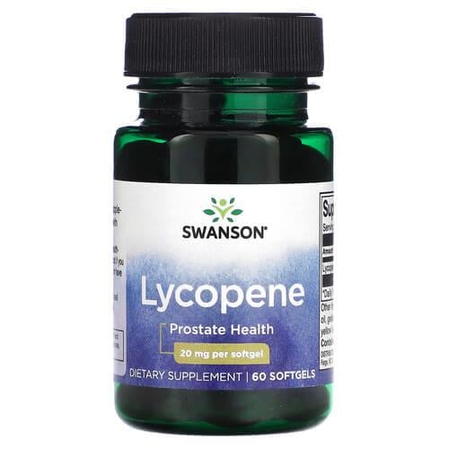 Ликопин Swanson Lycopene 20 мг 60 softgels (SW950)
