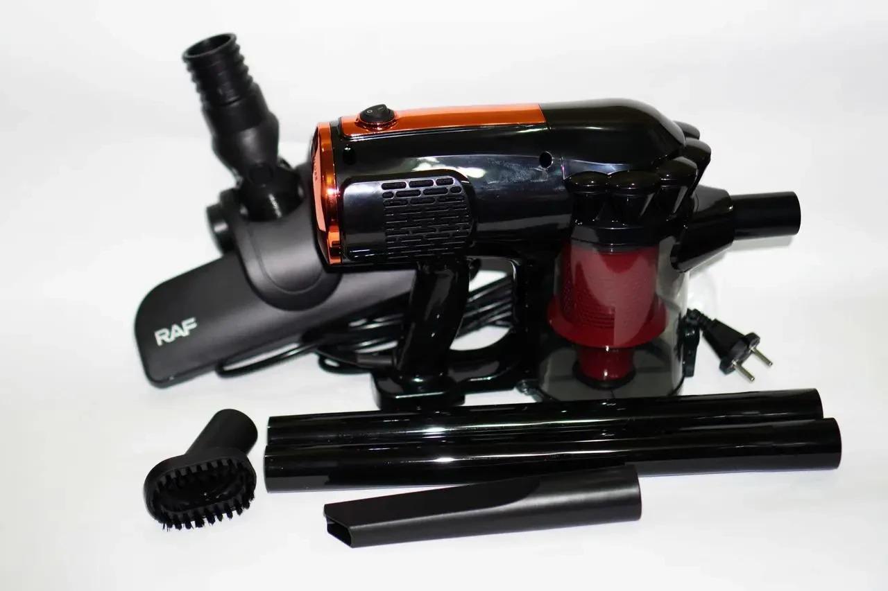 Пилосос ручний без мішка RAF 8672 вертикальний колбовий циклонного типу 600 Вт Чорний (8672А) - фото 7 Пилосос ручний без мішка RAF 8672 вертикальний колбовий циклонного типу 600 Вт Чорний (8672А) - фото 7