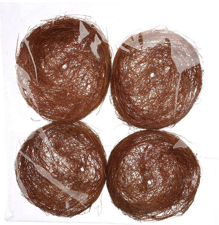 Комплект Пасхальных гнездочек 4 шт. 6,5 см (42018) Комплект Пасхальных гнездочек 4 шт. 6,5 см (42018)