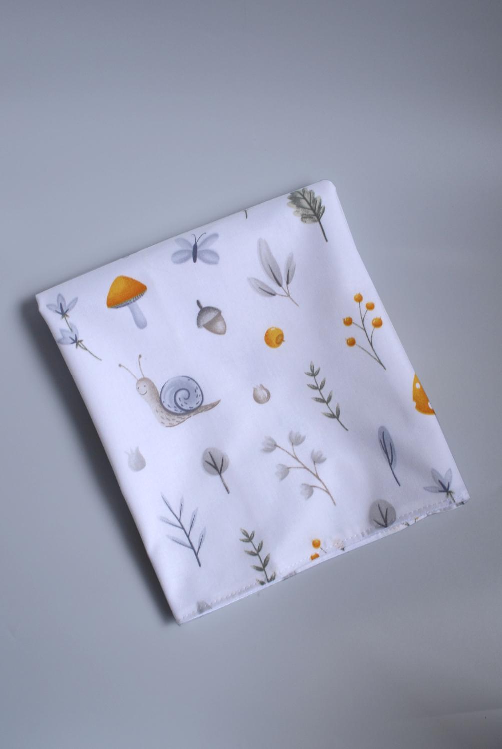 Непромокаемая многоразовая пеленка Mwing Улитки 50x80 см (078-56)