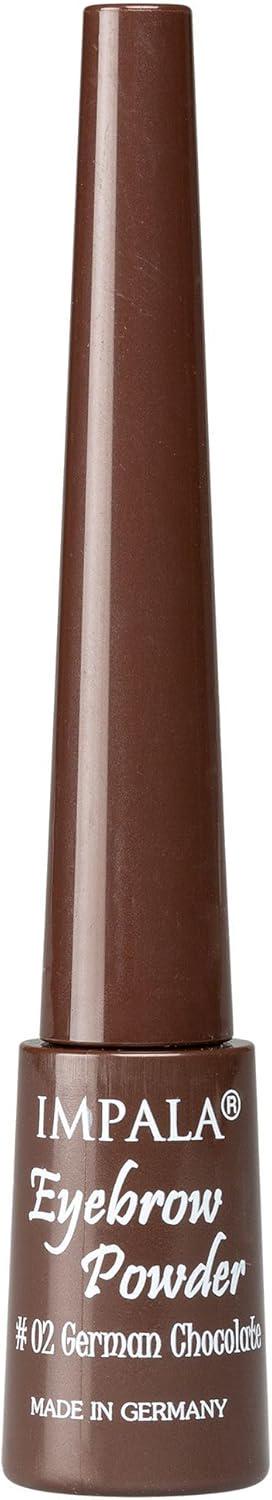 Пудра для бровей с аппликатором Impala Eyebrow Powder №02 German Chocolate (11478)