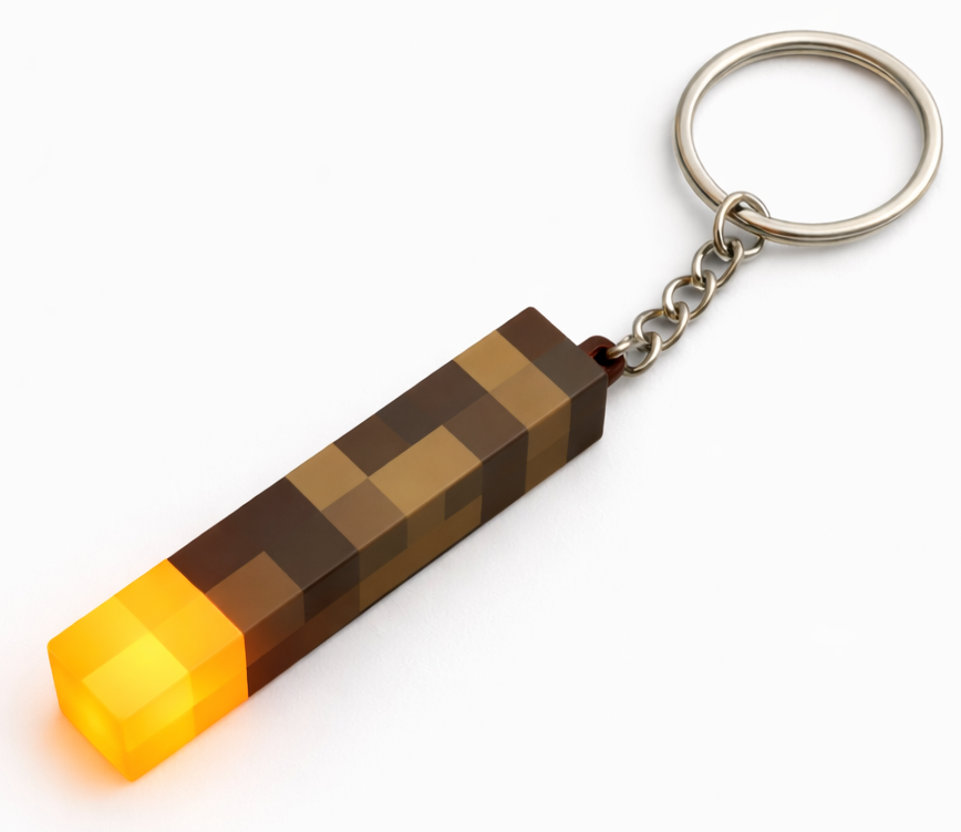 Брелок-фонарик Факел Майнкрафт (32111751)