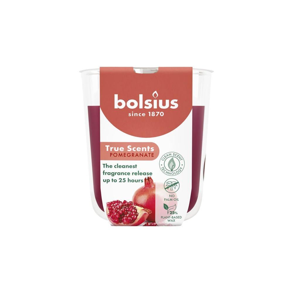 Свеча в стекле Bolsius 80/73 pomegranate (2827210964)