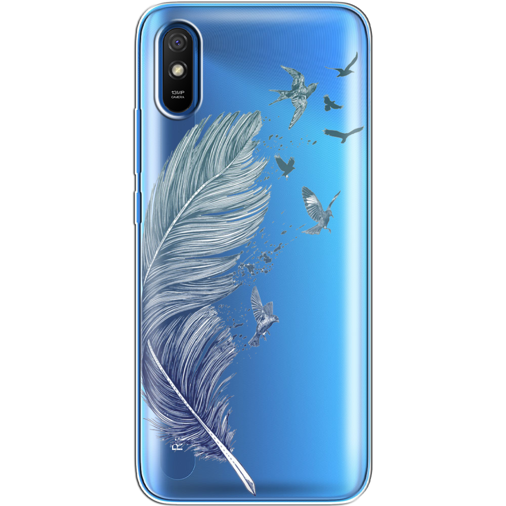 Чохол BoxFace Xiaomi Redmi 9A Feather Прозорий силікон (40304-cc38-40304)