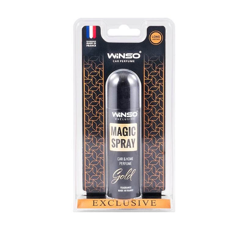 Ароматизатор Winso Magic Spray Exclusive Gold, 30мл 534052 в виде спрея