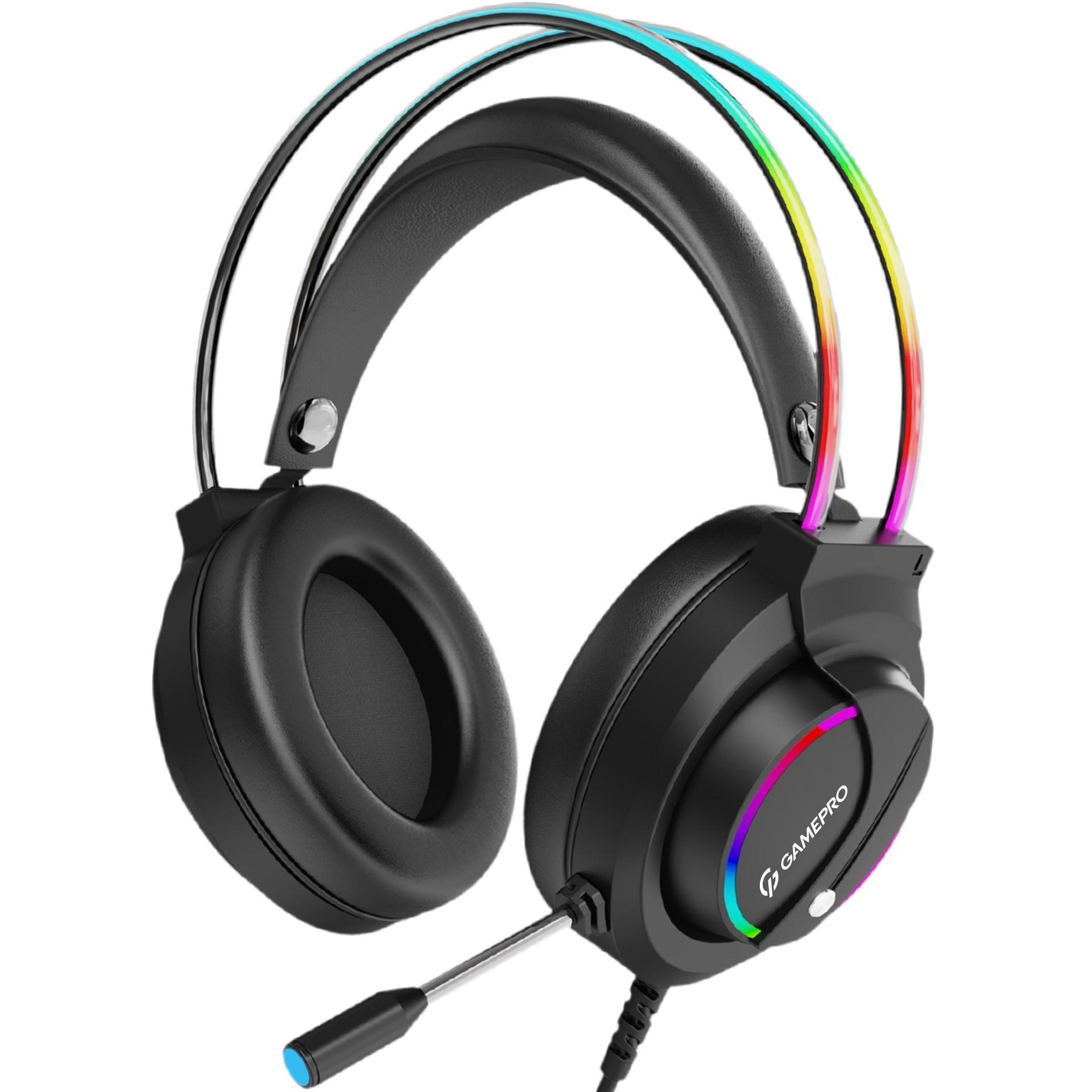 Гарнитура проводная GamePro Nitro HS733 mini-jack 3,5 мм 2,1 м Black (26074790)