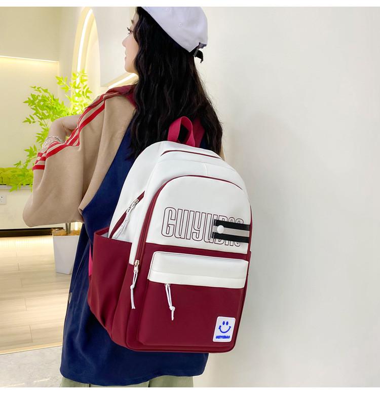 Школьный рюкзак для девочки 4в1 Бело-красный (SG5542-3) - фото 3