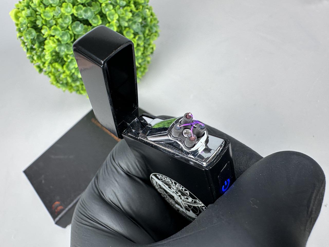 Запальничка електроімпульсна сенсорна USB Розвідка в подарунковій упаковці (23780663) - фото 3 Запальничка електроімпульсна сенсорна USB Розвідка в подарунковій упаковці (23780663) - фото 3