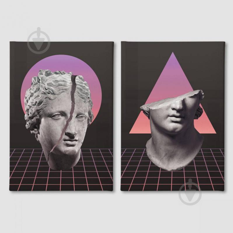 Модульная картина из двух частей Greek Geometry Malevich Store 123x80 см (MK21206) Модульная картина из двух частей Greek Geometry Malevich Store 123x80 см (MK21206)