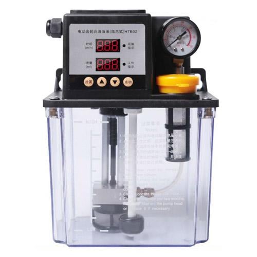 Насос масляний з манометром для верстата ЧПУ HTB02 2 л (318381) Насос масляний з манометром для верстата ЧПУ HTB02 2 л (318381)