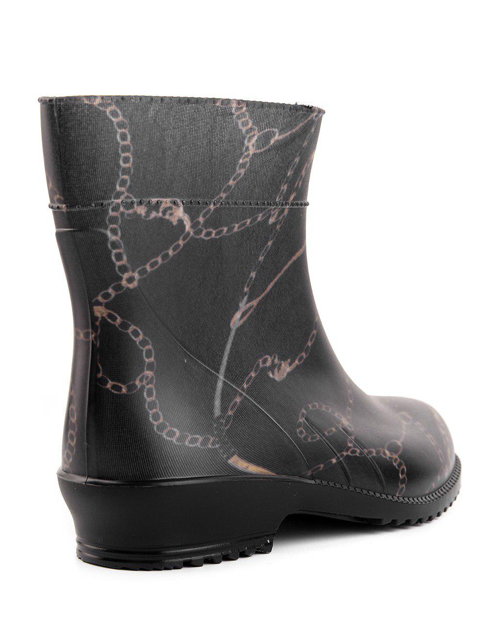 Жіночі гумові напівчоботи Litma р. 38 Ланцюжок на чорному - фото 3 Жіночі гумові напівчоботи Litma р. 38 Ланцюжок на чорному - фото 3