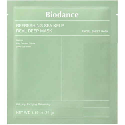 Маска гідрогелева Biodance Refreshing Sea Kelp Real Deep Mask освіжаюча з морськими водоростями 34 г (8809937361473)