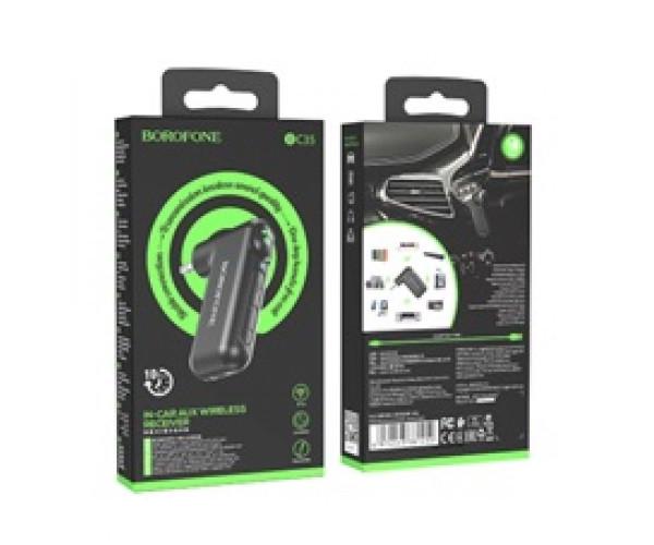 Модулятор автомобільний FM Borofone BC35 Wideway 150mAh Mini-Jack 3,5 мм Black - фото 2 Модулятор автомобільний FM Borofone BC35 Wideway 150mAh Mini-Jack 3,5 мм Black - фото 2