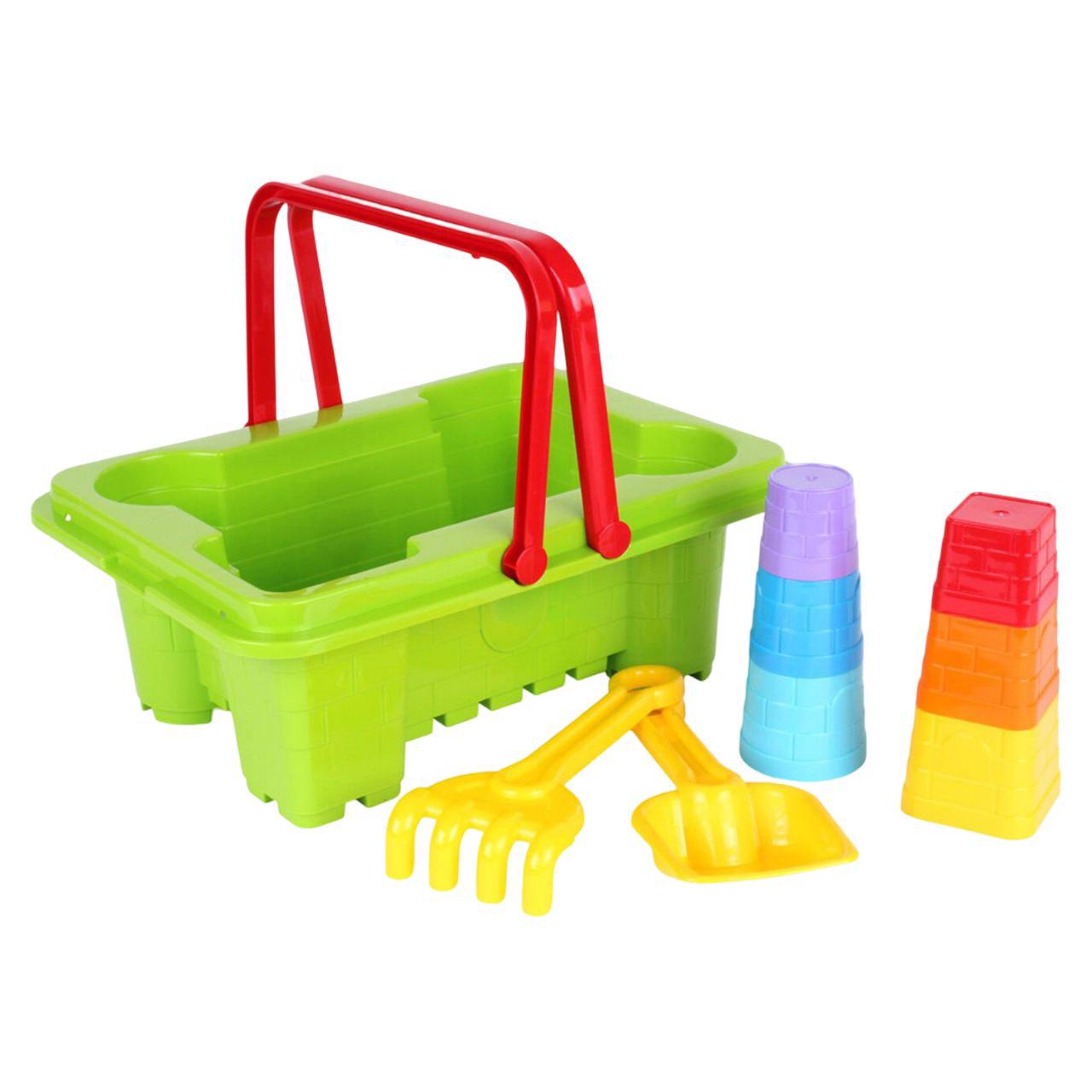 Набір пісочний Technok Toys 4500 відерце/лопатка/граблі та формочки (27271936)