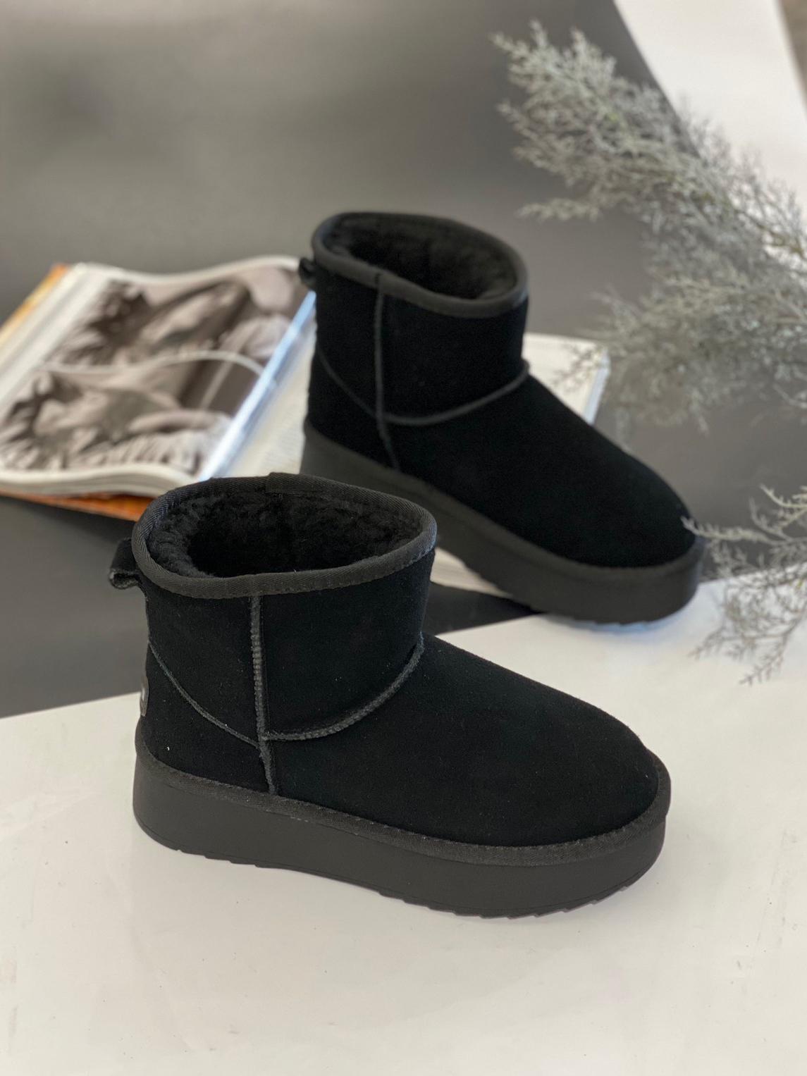 Замшевые угги на овчине Stilli UGN300-1 р. 38 Черный - фото 2 Замшевые угги на овчине Stilli UGN300-1 р. 38 Черный - фото 2