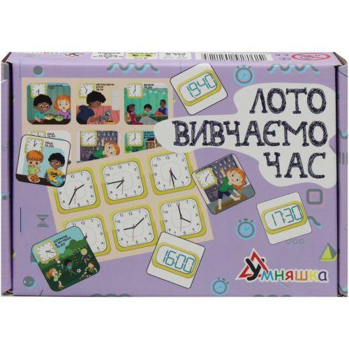 Настольная игра "Лото вивчаємо час" (23513871)