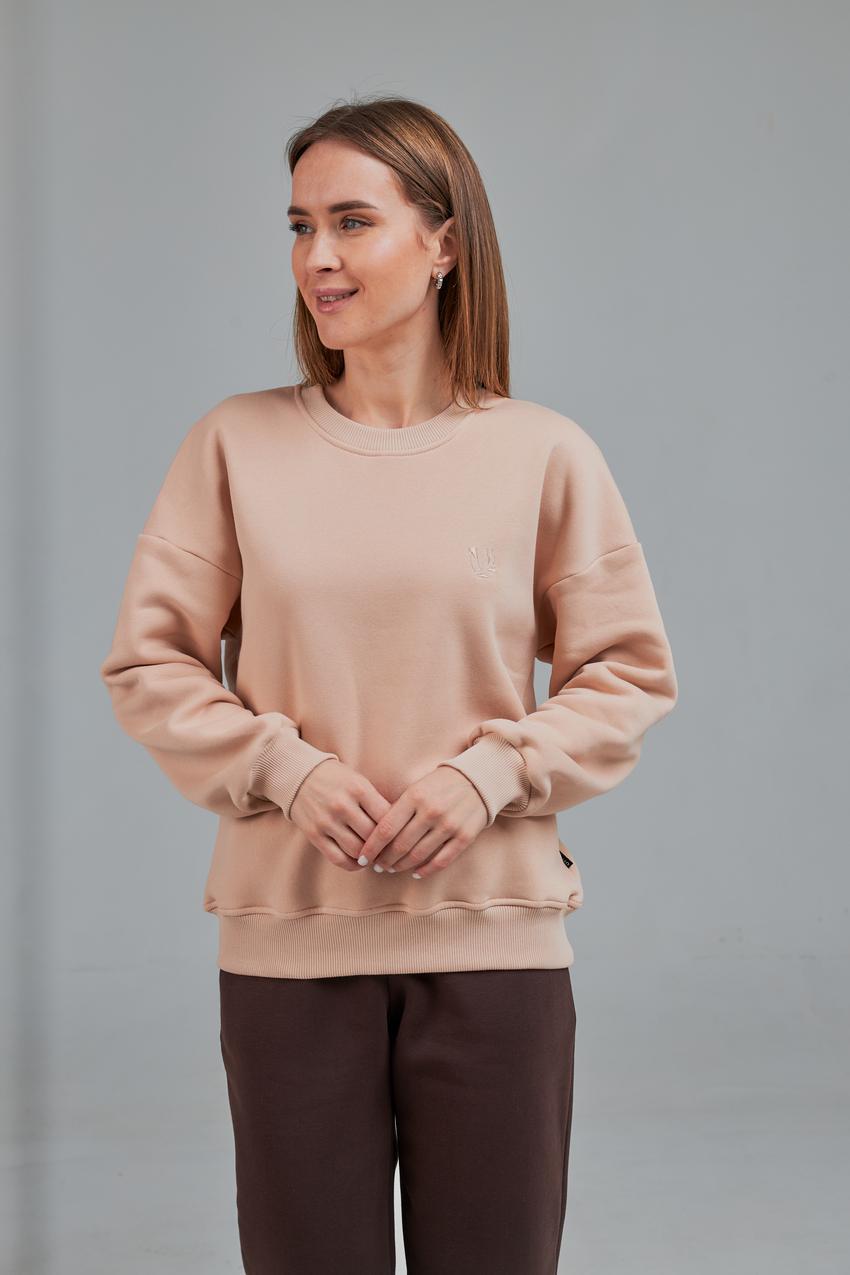 Свитшот женский М167.4 S Бежевый (631-1-60) Свитшот женский М167.4 S Бежевый (631-1-60)