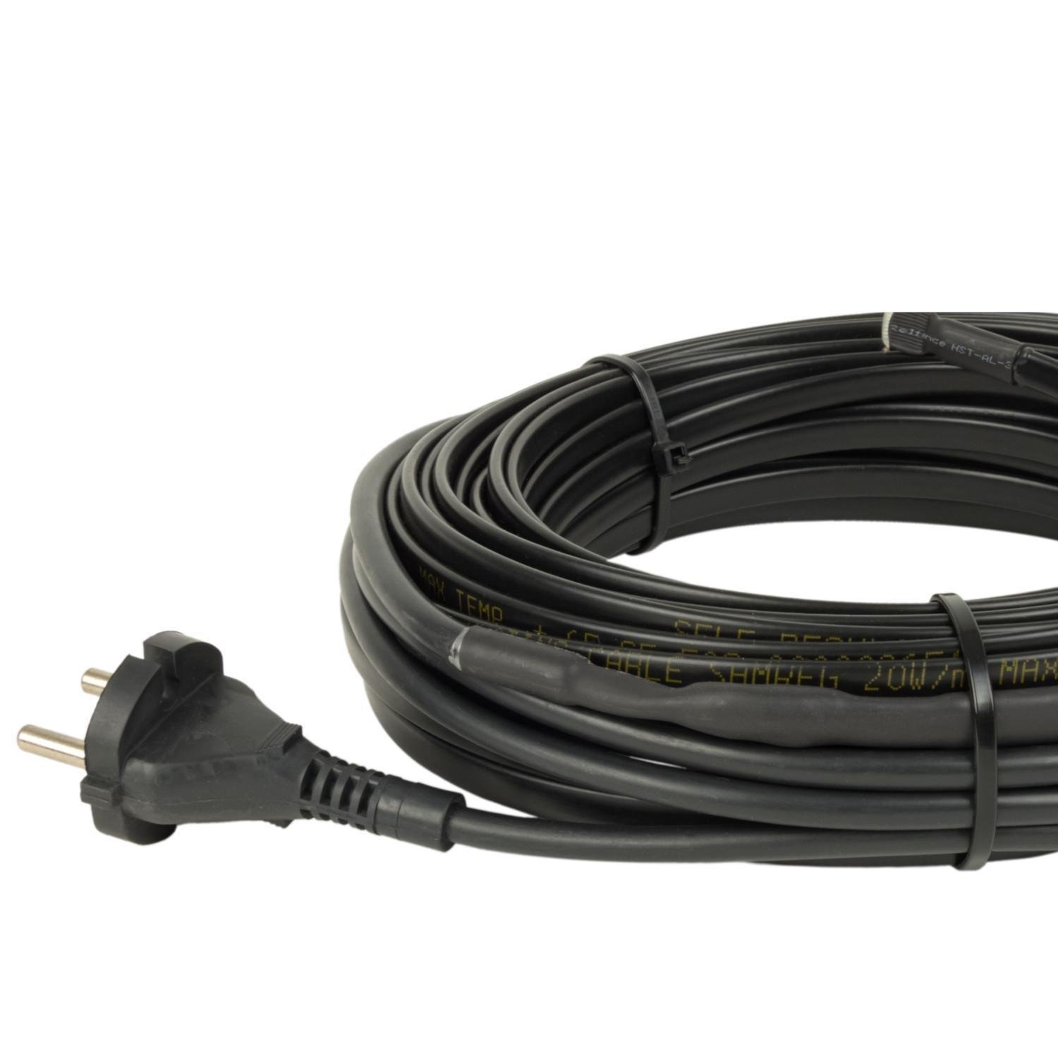 Саморегулюючий кабель Samreg Ice Protect 11 м 20 Вт/м з вилкою для обігріву водопроводу - фото 3