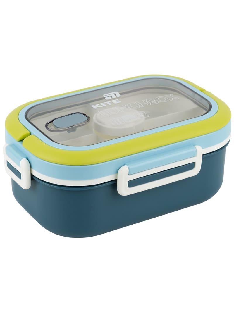 Ланчбокс KITE с разделителем 1100 мл Синий (K25-1182-2)
