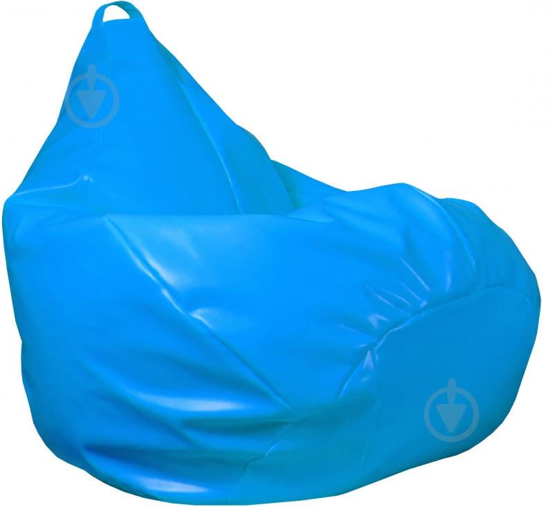 Кресло груша Tia-Sport Экокожа 120х90 см голубой (sm-0069-5)