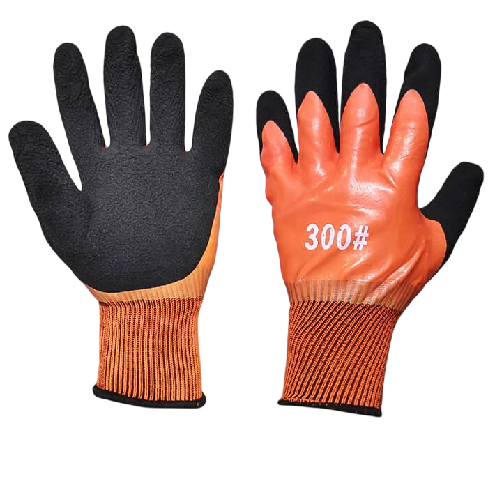 Перчатки рабочие с резиновым и вспененным покрытием 24 шт. (1586)
