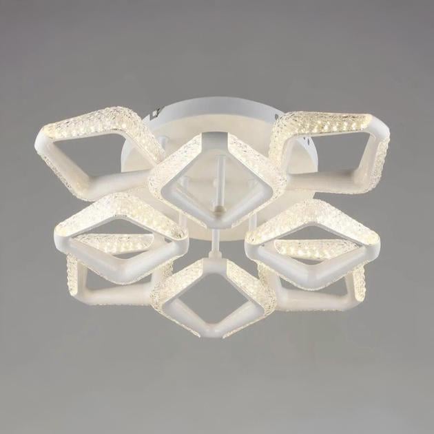 LED-люстра потолочная Sirius на восемь плафонов 3000/6500K IP20 B YH1301/8 WT 48W Белый (28685779)