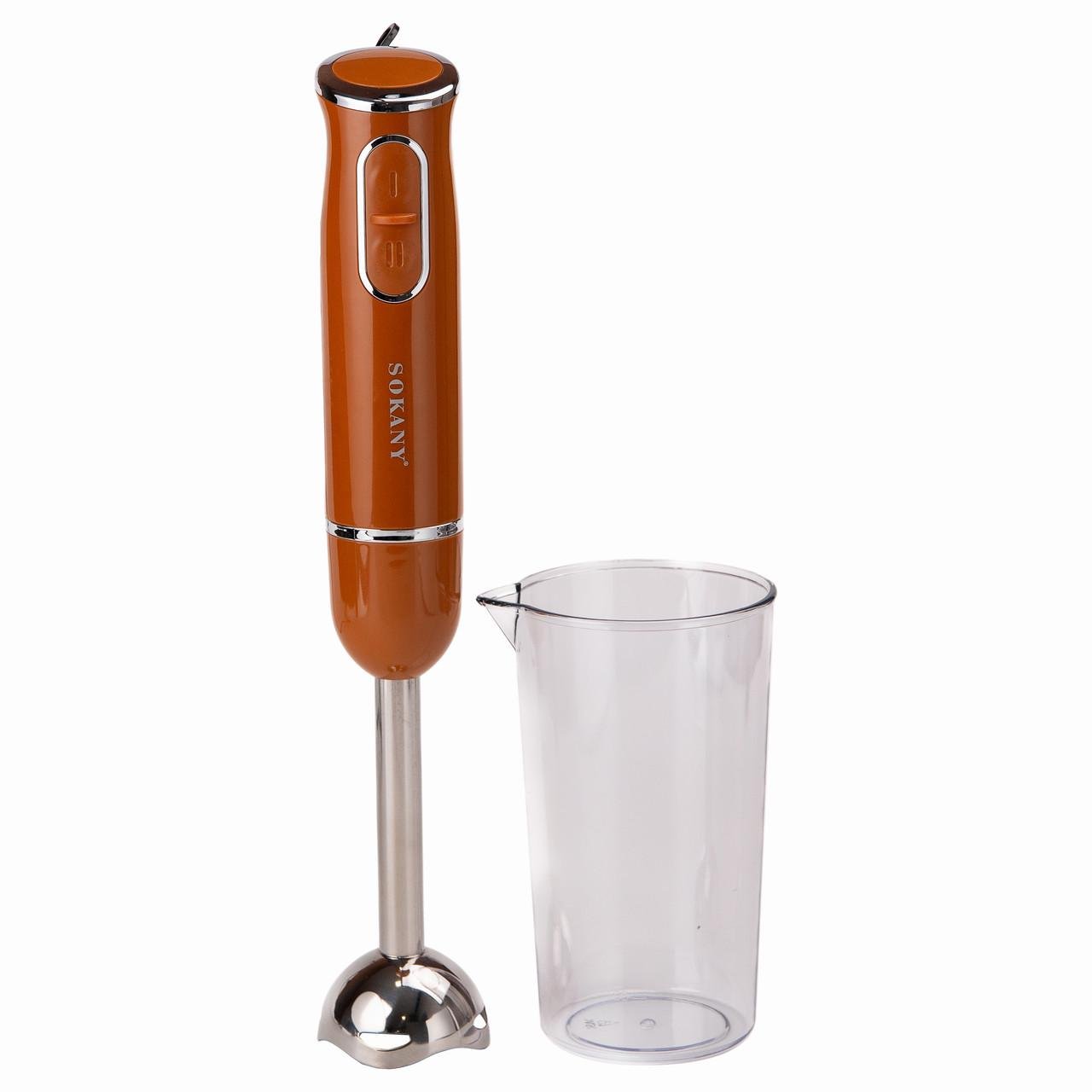 Блендер ручной Sokany 1726 погружной 300 Вт Оранжевый (5115) Блендер ручной Sokany 1726 погружной 300 Вт Оранжевый (5115)