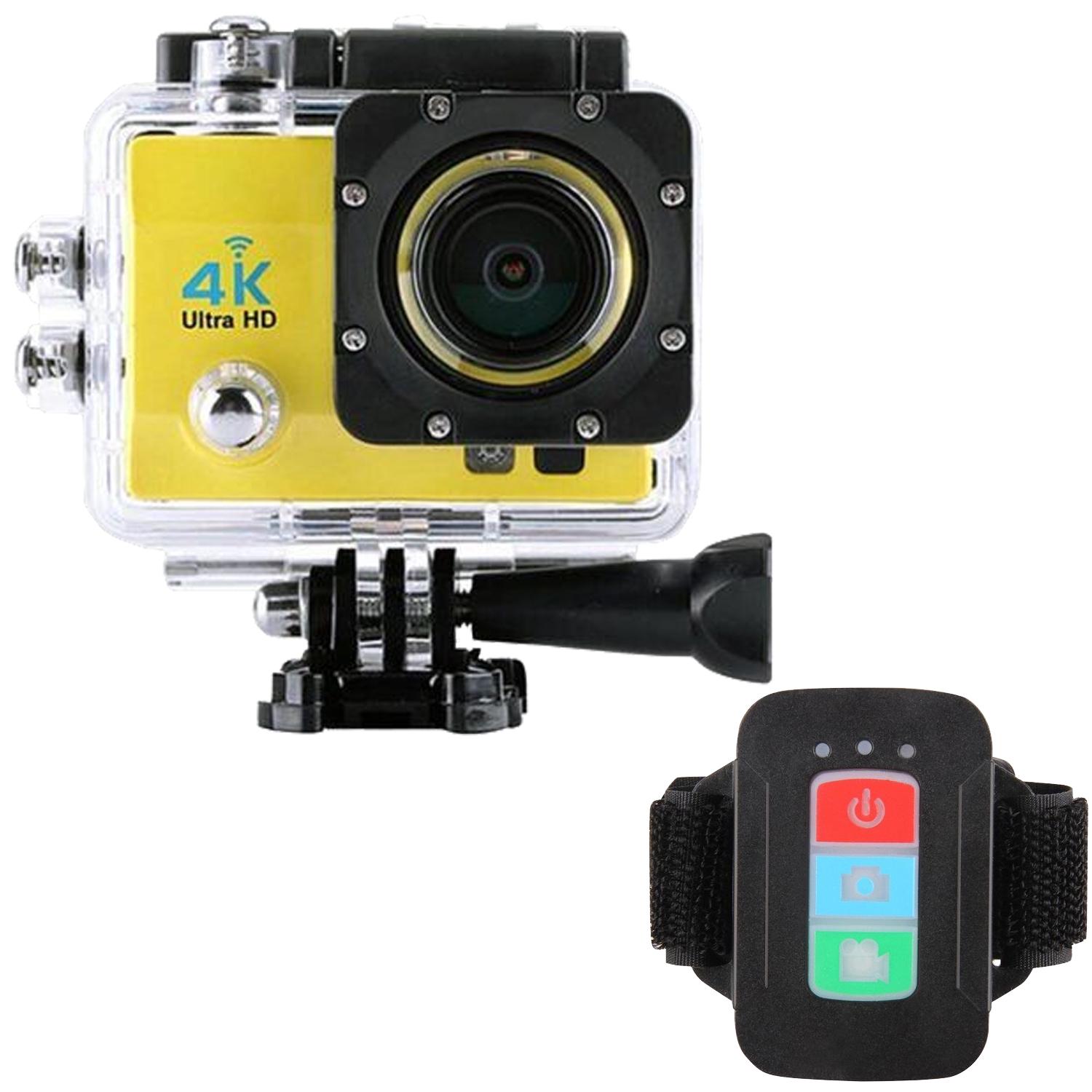 Екшн-камера Action Camera QH30 з аквабоксом Жовтий - фото 4